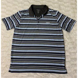 Wilson Polo Striped Golf Shirt Polyester Men's Large